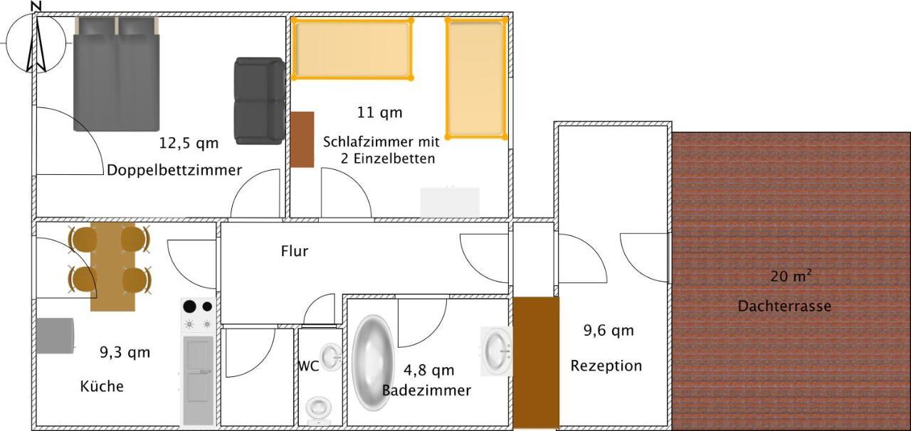 Ferienwohnung Ammerschnucke Wiefelstede Exterior foto